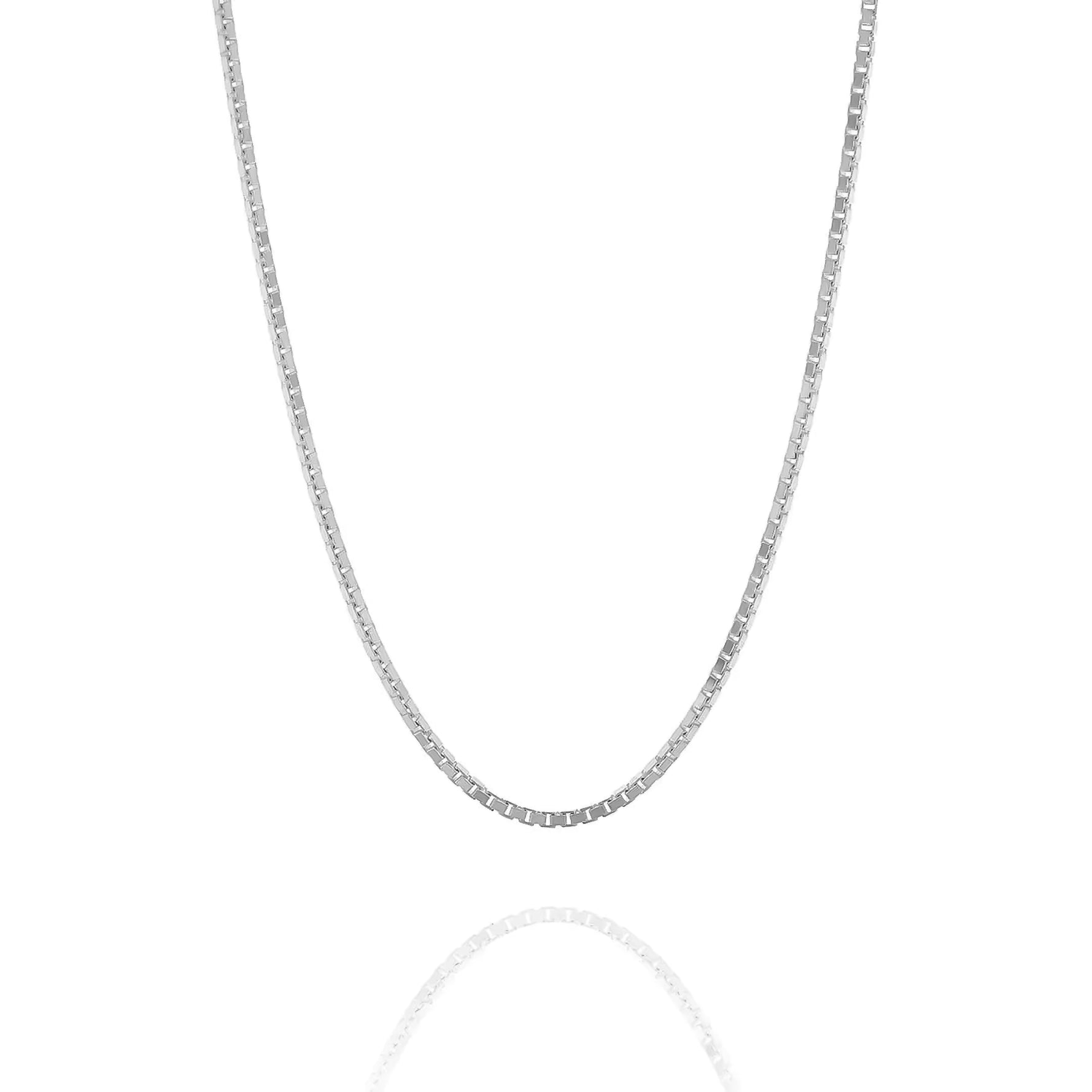 1.4MM STERLING SILVER BOX CHAINS