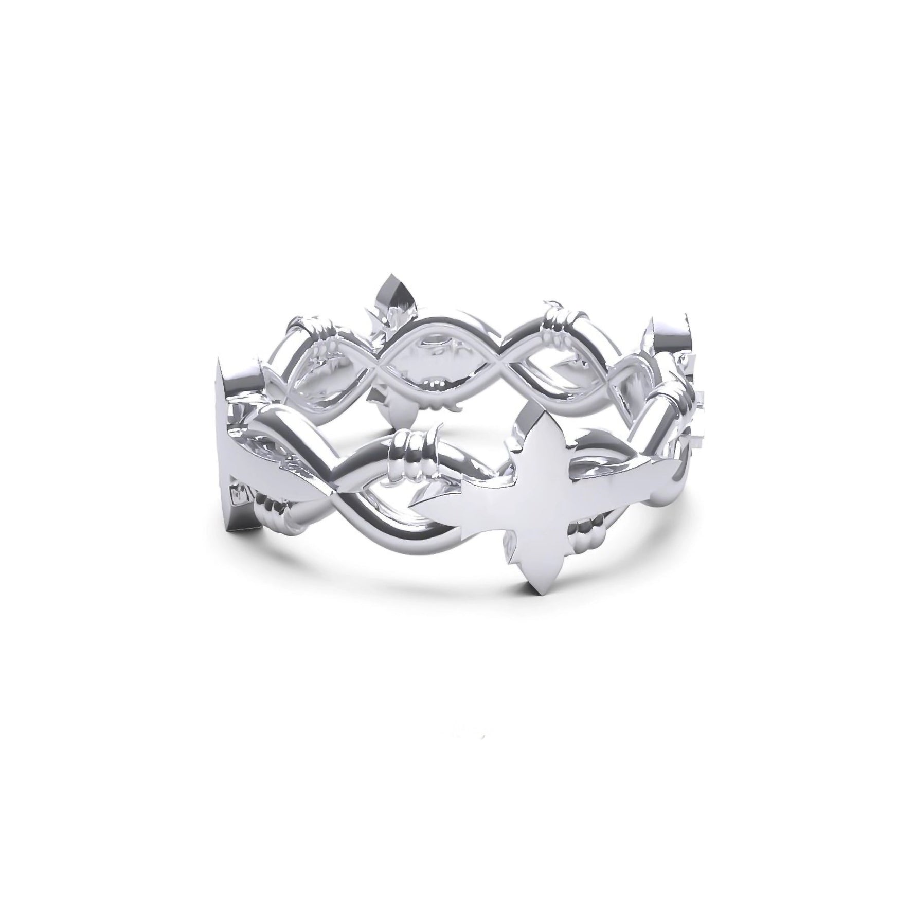 BARBED WIRE RING - Hard Jewelry™