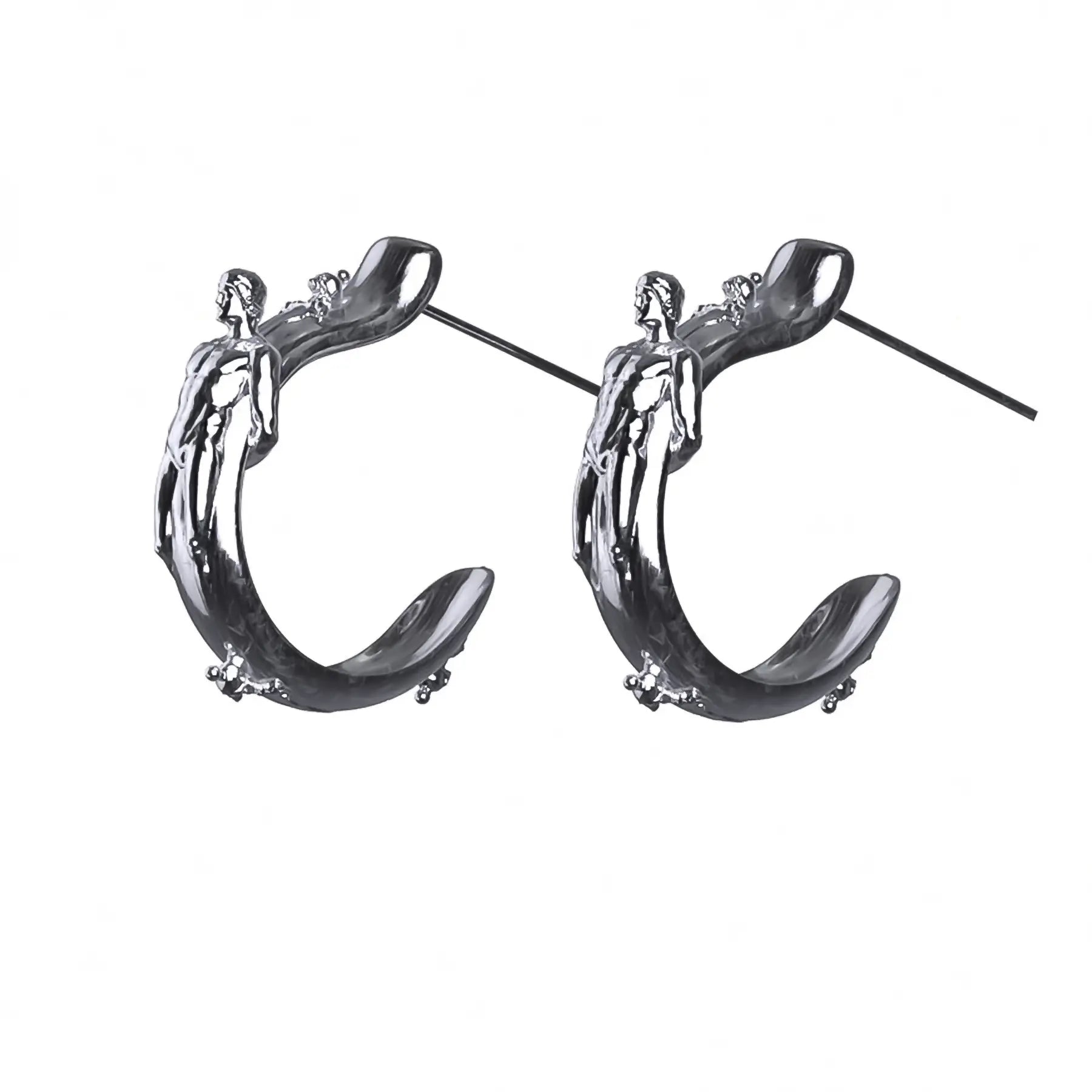 CONDEMNED OPEN HOOP EARRING - Hard Jewelry™