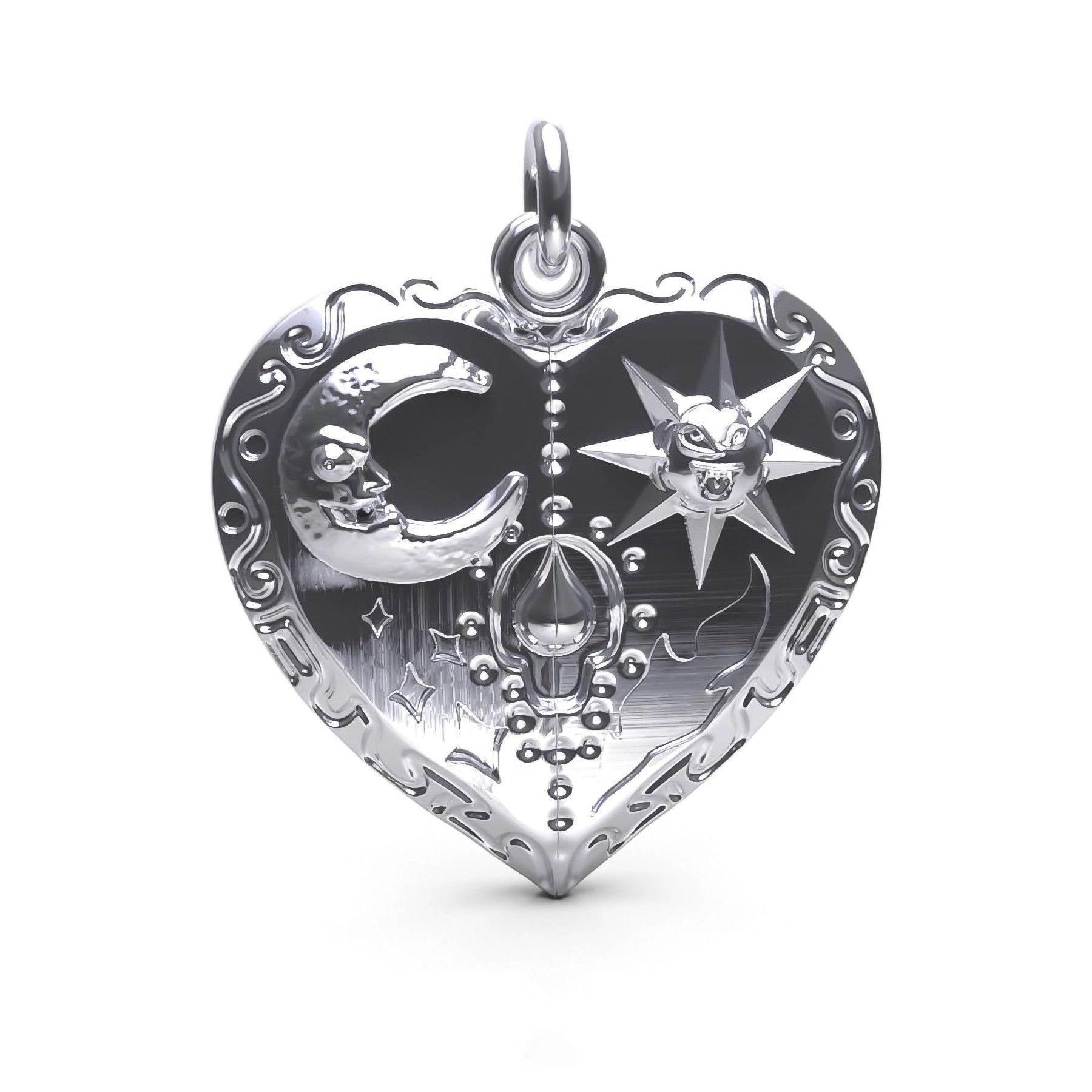 COSMIC HEART PENDANT - Hard Jewelry™