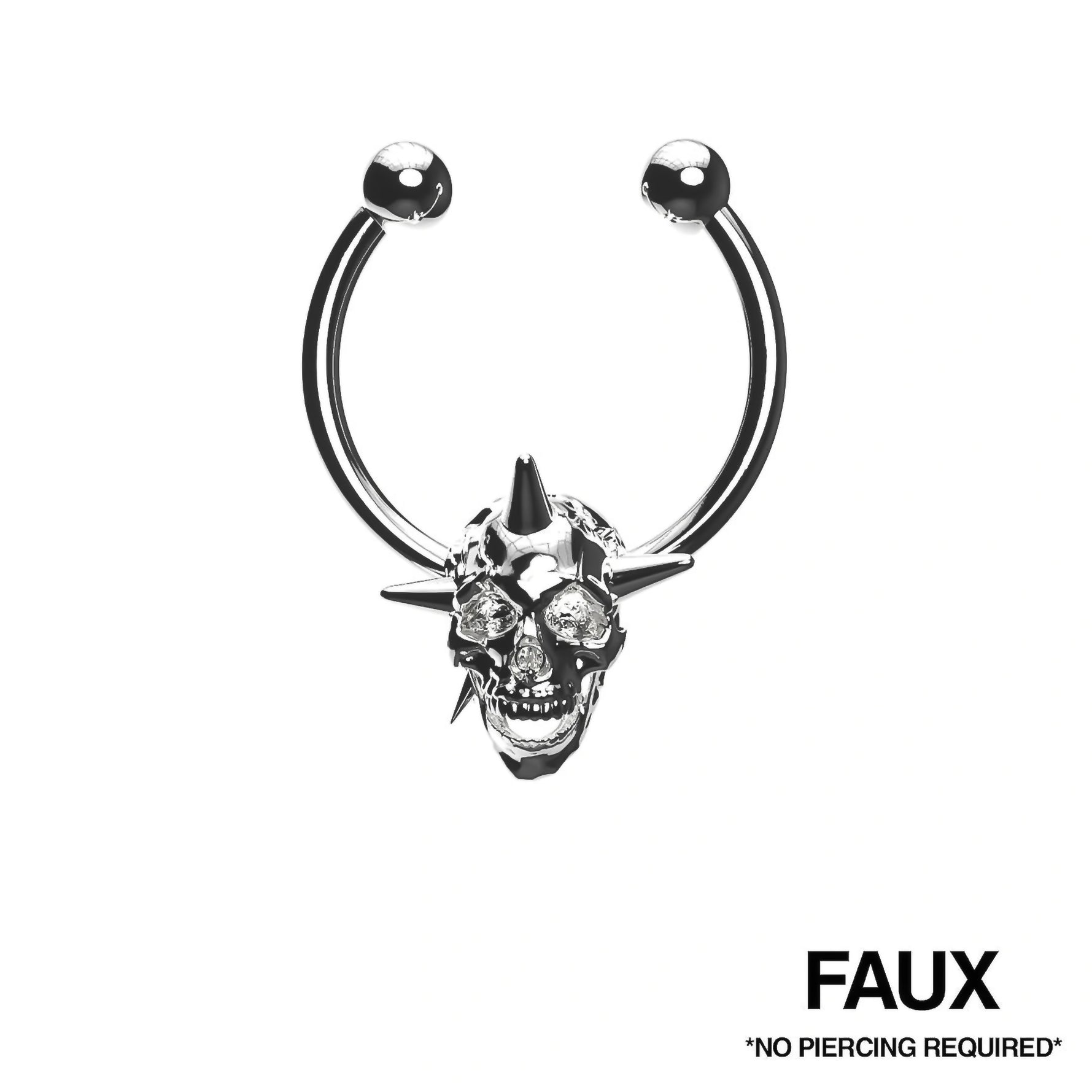 FAUX 6TH CIRCLE OF HELL SEPTUM - Hard Jewelry™