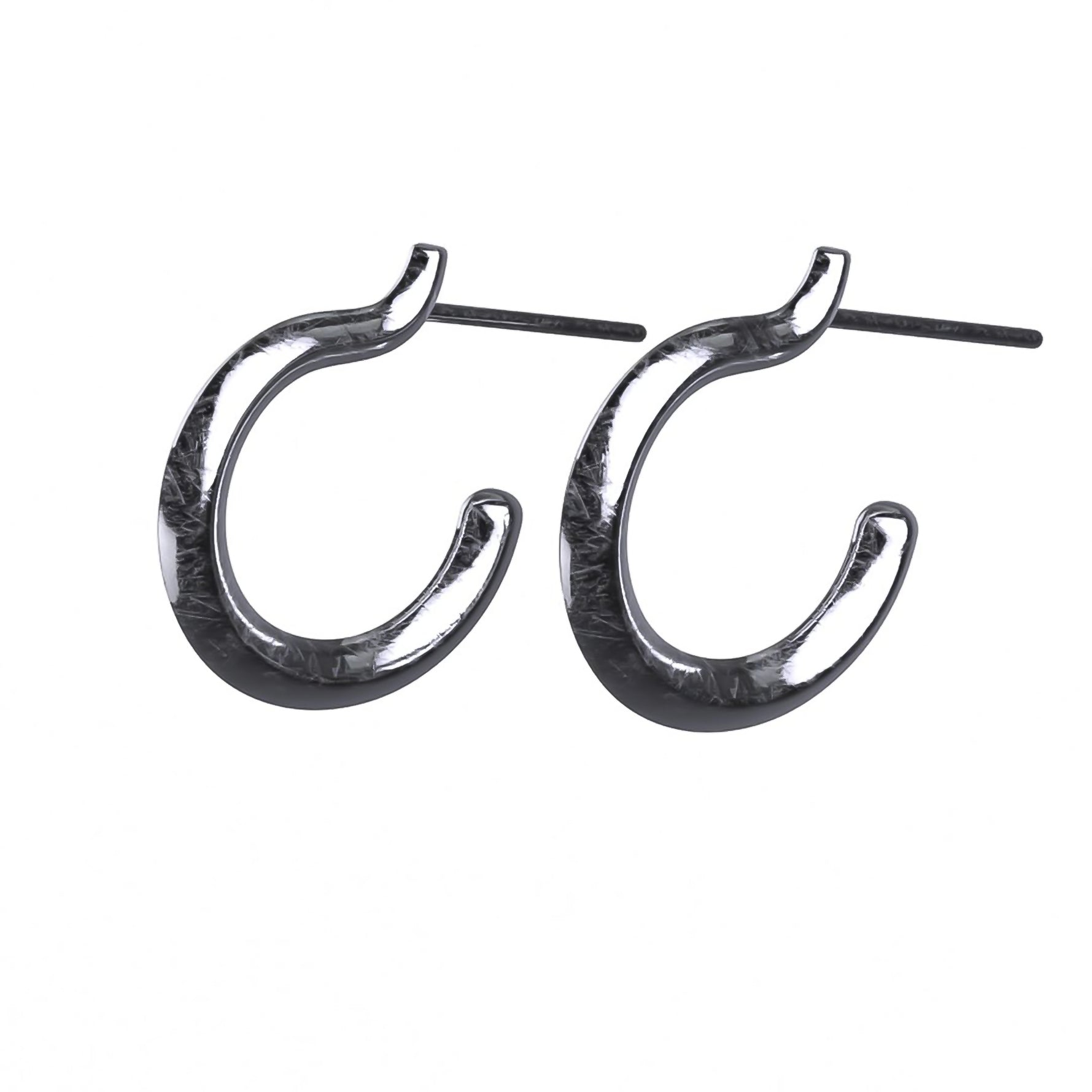 PLAIN OPEN HOOP EARRING - Hard Jewelry™