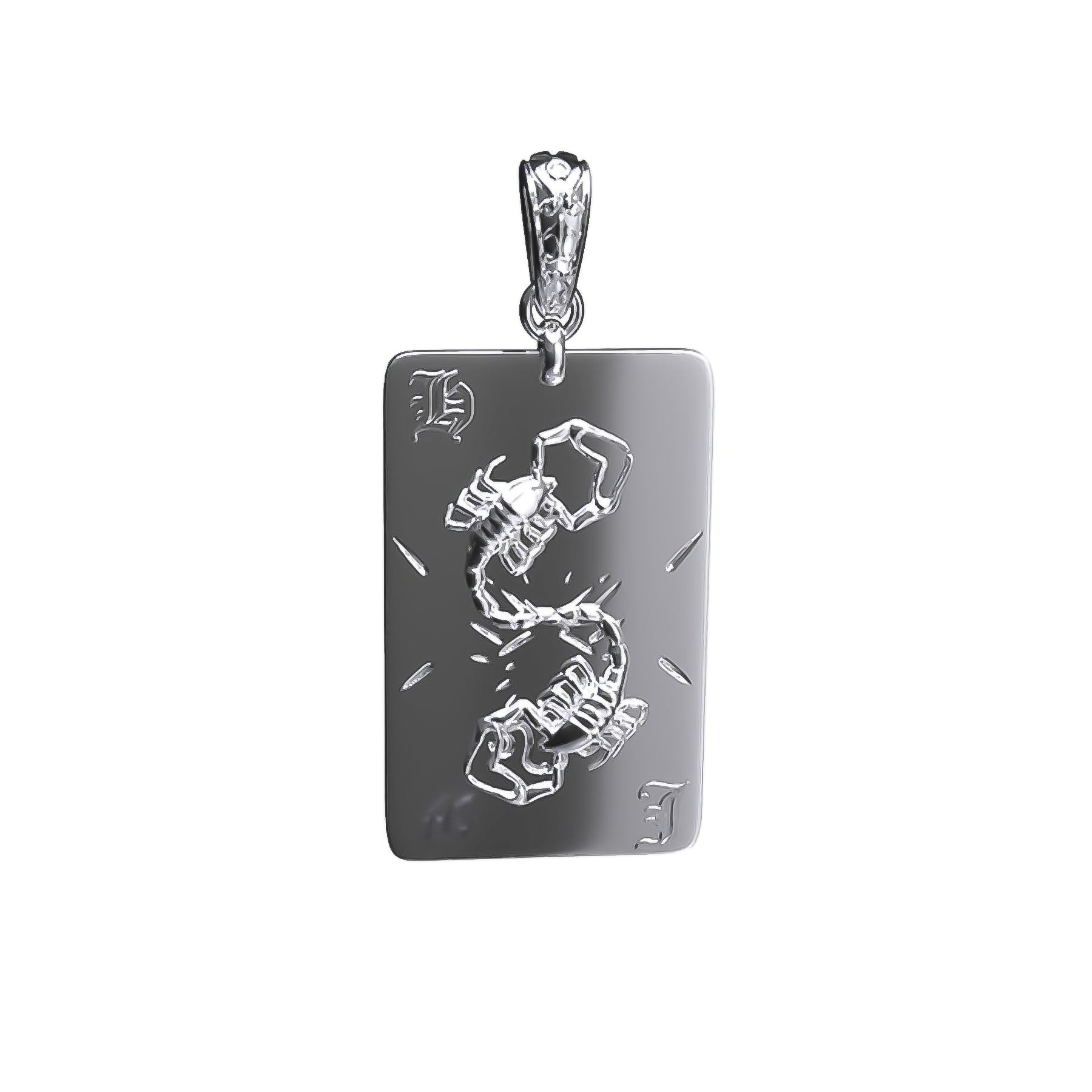 SCORPIO TAROT CARD PENDANT - Hard Jewelry™