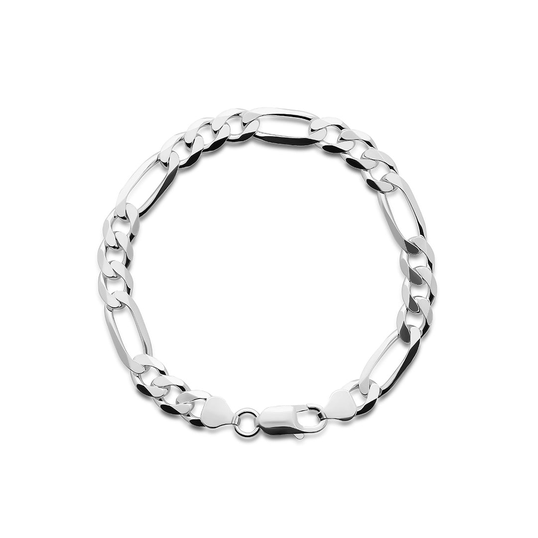 SILVER FIGARO BRACELET – Hard Jewelry™